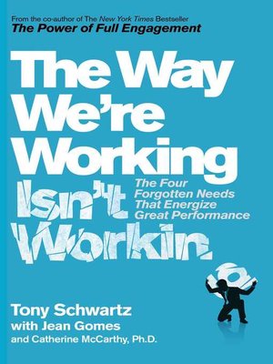 cover image of The Way We're Working Isn't Working